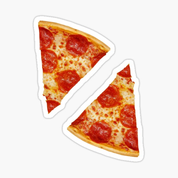 Pepperoni Pizza Slices ×2 Sticker
