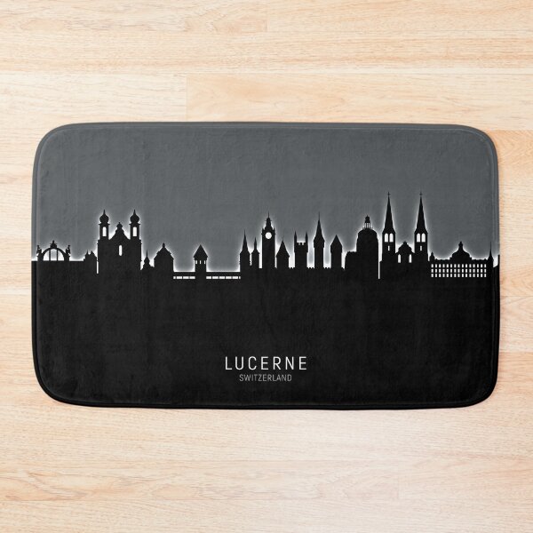 Item preview, Lucerne Switzerland Luzern Skyline designed and sold by ArtPrints.