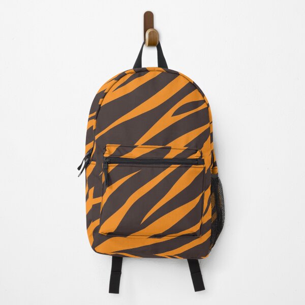 Item preview, Tiger Orange Wave Prints Background designed and sold by flying-flamingo.