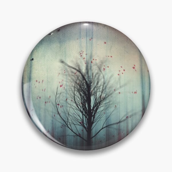 Item preview, Disorientation and Change - Abstract forest with lone tree designed and sold by Dyrk Wyst Redbubble Shop.