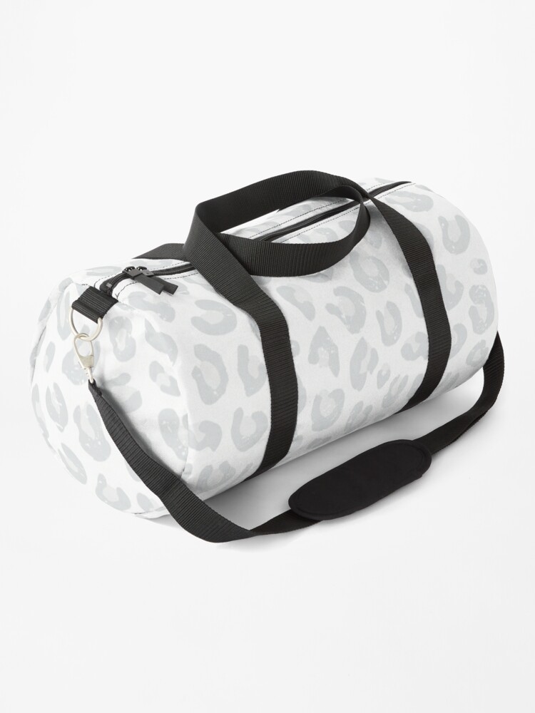 leopard print duffle bag