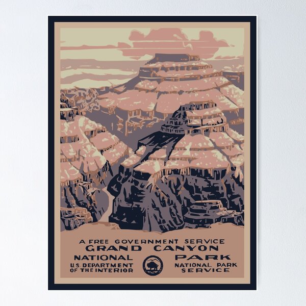 Vista previa del artículo con la obra « C. Don 1938 Cartel WPA publicado por el Departamento del Interior», diseñado y vendido por splode.