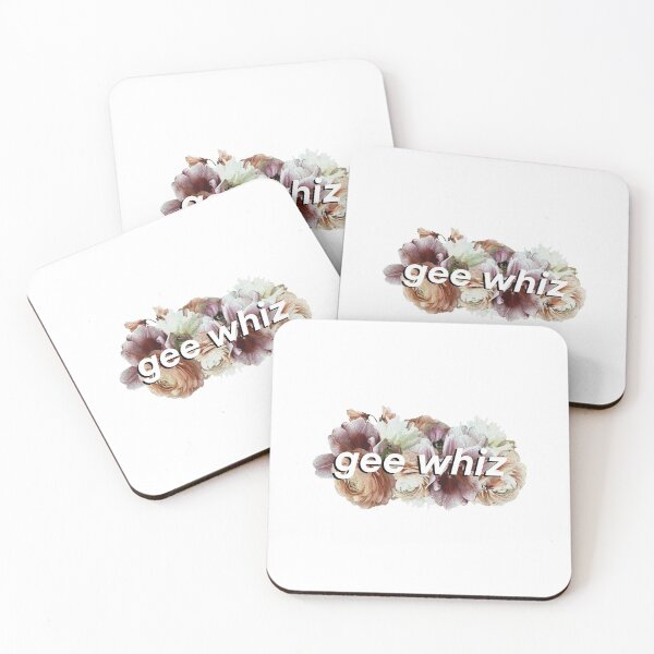 Item preview, Gee Whiz! - Vintage Floral Collage Slogan designed and sold by steadqueen.