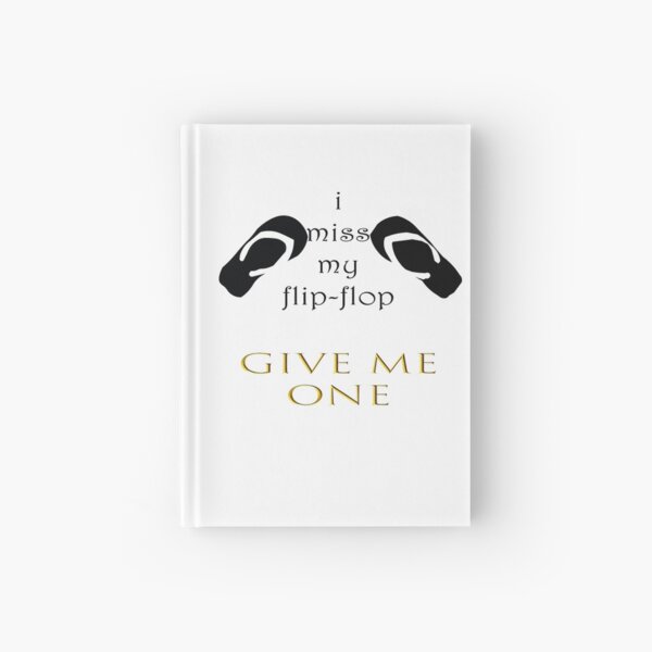 flip-flop gift day Hardcover Journal
