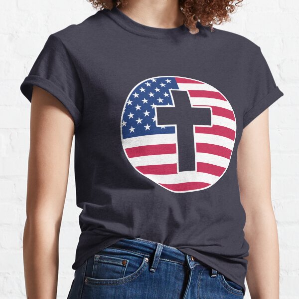 American Flag Christian Design Classic T-Shirt