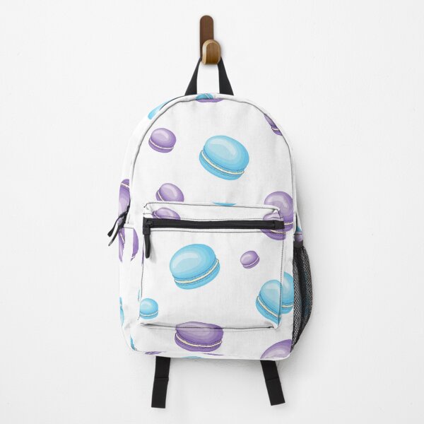 Item preview, Blue and Purple Macarons Pattern Background designed and sold by flying-flamingo.