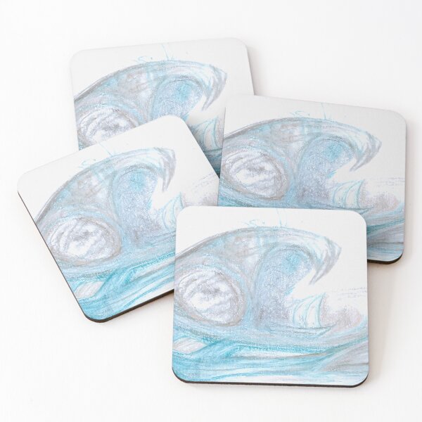 Item preview, Crossing over, prophetic art in pastel, seascape designed and sold by Sarah Roddam.