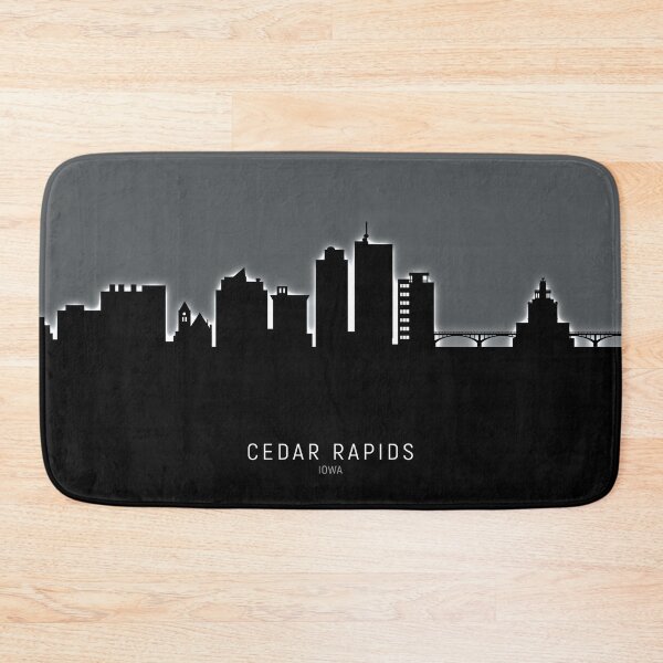 Item preview, Cedar Rapids Iowa Skyline designed and sold by ArtPrints.