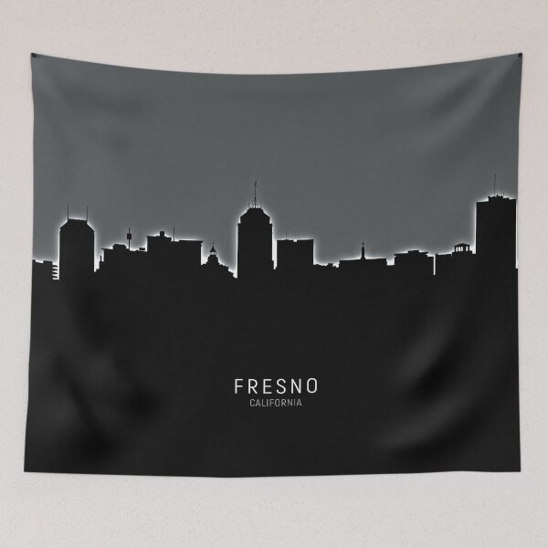 Item preview, Fresno California Skyline designed and sold by ArtPrints.
