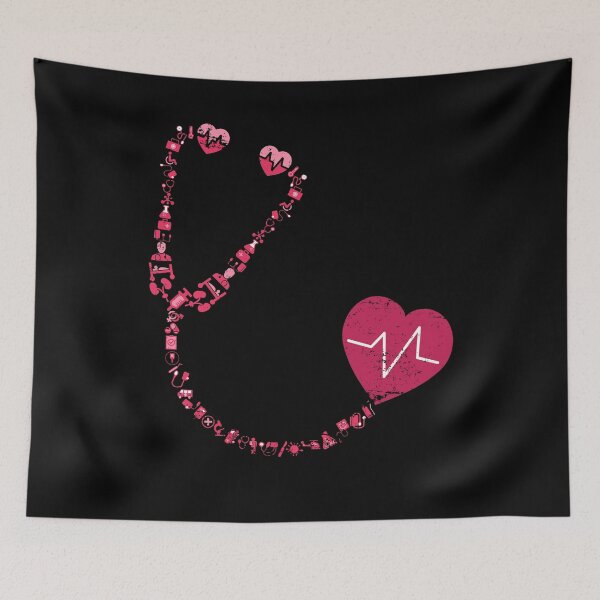 Item preview, Stethoscope nurse designed and sold by bestshirtdesign.