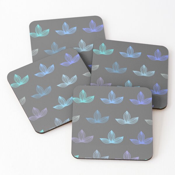 Item preview, Colorful Neon Leaves Background Patterns designed and sold by flying-flamingo.
