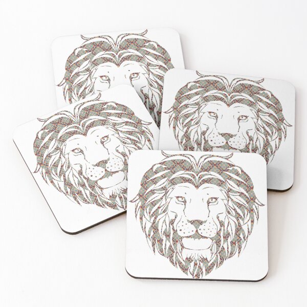 Item preview, Lion Face - King Of Jungle designed and sold by Rohit Gujarati.