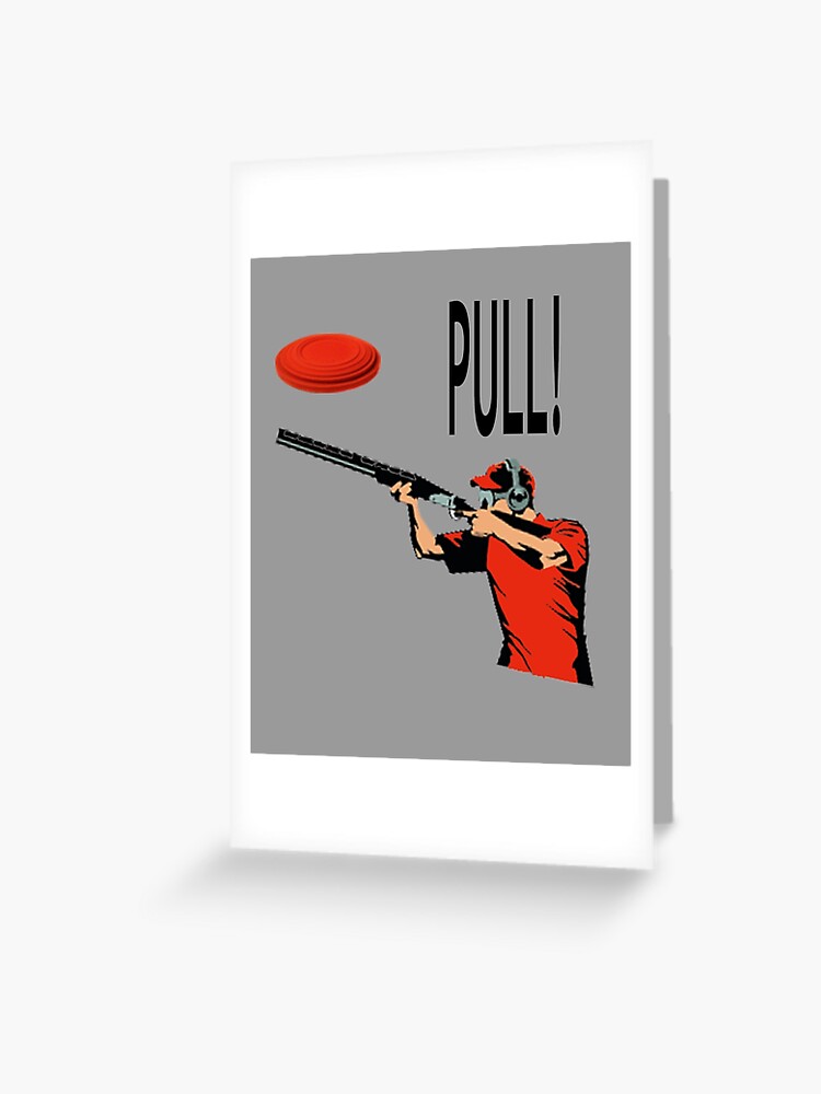 clay pigeon shooting birthday cards