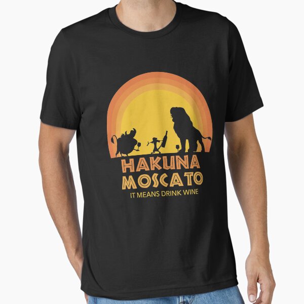 Artikel-Vorschau von Hakuna Moscato Es bedeutet Wein trinken, designt und verkauft von Monster  Merch.