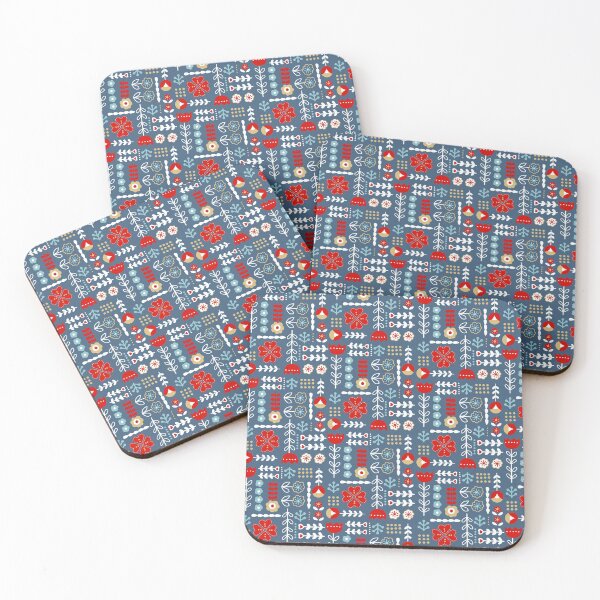 Item preview, Folk Floral Pattern designed and sold by KathrinLegg.