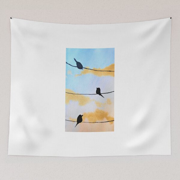 Artikelvorschau, Vögel bei Sonnenuntergang entworfen und verkauft von edcreativ.