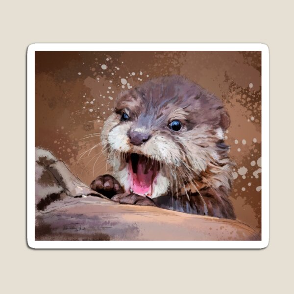 little otter Magnet