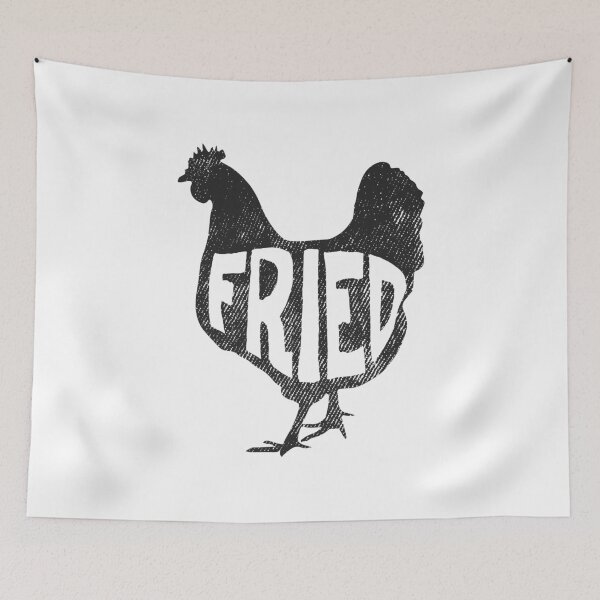 Item preview, Fried Chicken Funny Graphic Rooster Gift designed and sold by haselshirt.