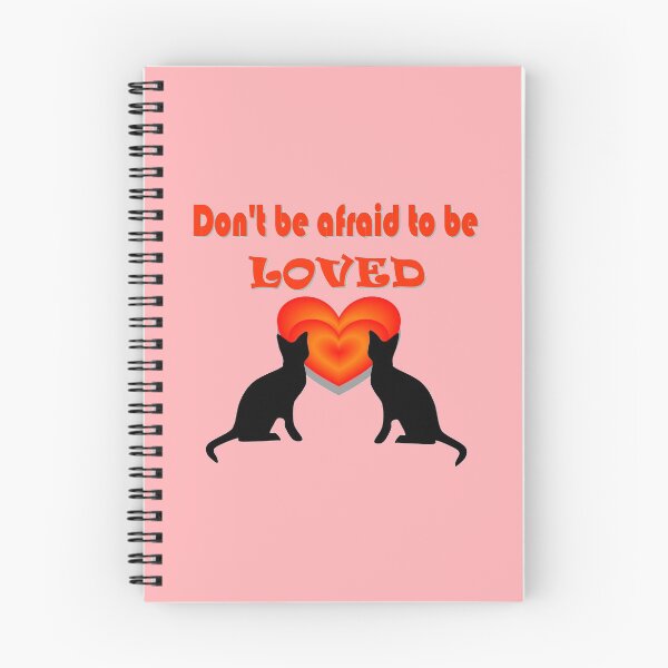 Item preview, Don't be afraid to be LOVED. A pair of cats designed and sold by helenkaiy.