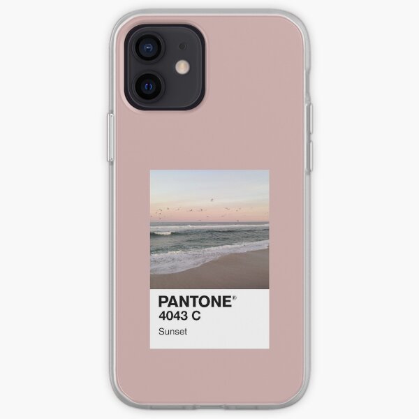 Atardecer Pantone Funda blanda para iPhone