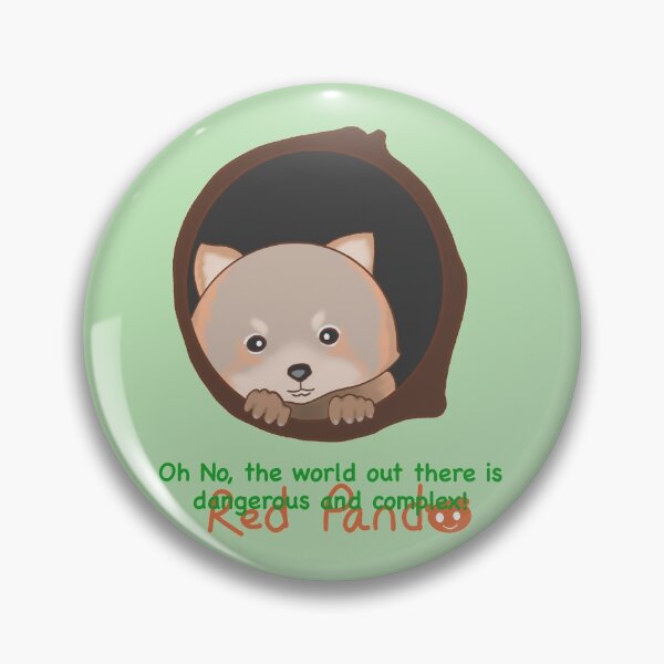 Item preview, Red Panda is checking on the real world out there. designed and sold by Aerithcloud01.
