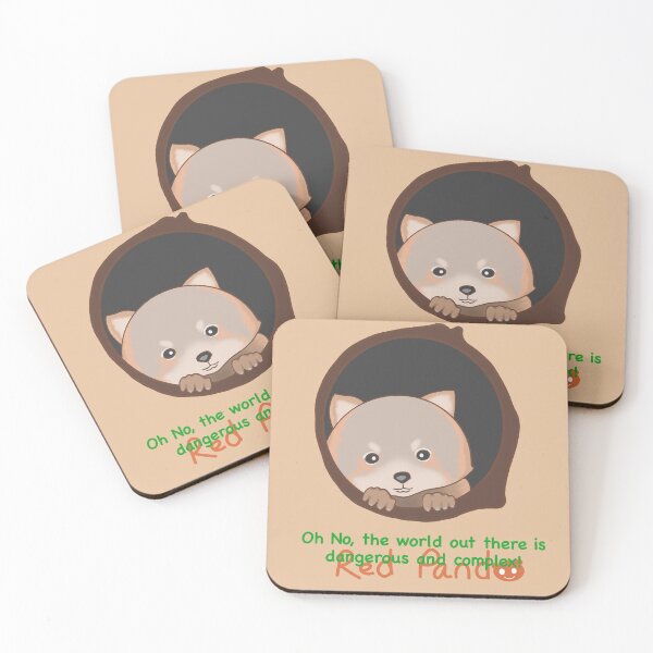 Item preview, Red Panda is checking on the real world out there. designed and sold by Aerithcloud01.