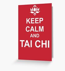 Tai Chi Greeting Card