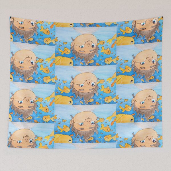 Item preview, Friendly boy diving backwards designed and sold by edcreativ.