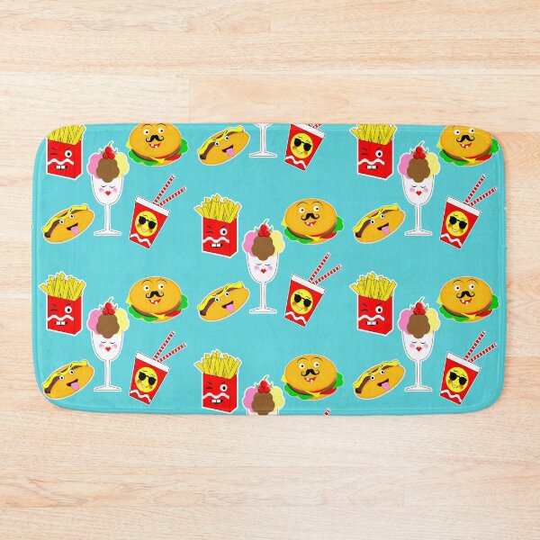 Item preview, Fun Colorful Trendy Kawaii Fast Food Junkie Pictures designed and sold by Artification.