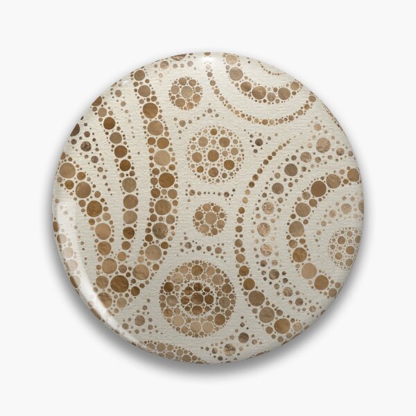 Item preview, Dot Art Abstract Pastel Golds #1 designed and sold by k9printart.