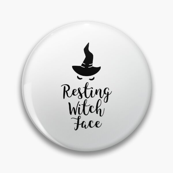 Item preview, Resting Witch Face Spooky Halloween Gift Idea designed and sold by haselshirt.