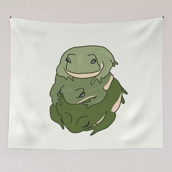 Item preview, Stack of frogs designed and sold by thicker than  a sticker.