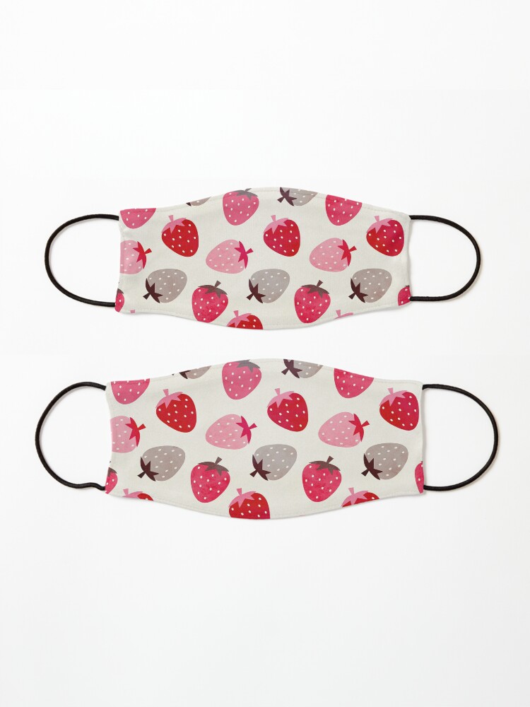 Thumbnail 3 of 5, Mask, Strawberry Fields designed and sold by daisy-beatrice.