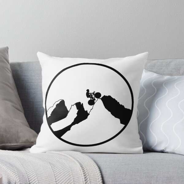 Item preview, Road Cyclist Climbing Tre Cime Black designed and sold by RabeDesigns.