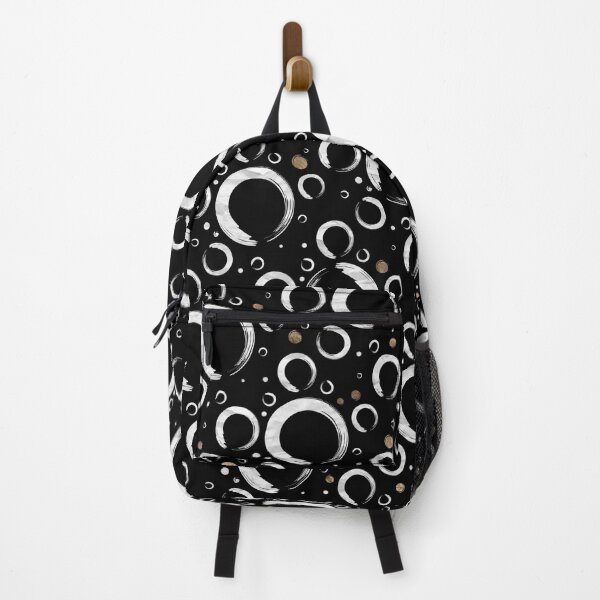 Item preview, Enso Circle - Zen pattern on black with gold designed and sold by Nartissima.