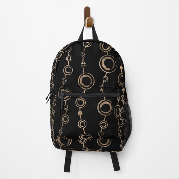 Item preview, Enso Circle - Zen pattern gold on black designed and sold by Nartissima.