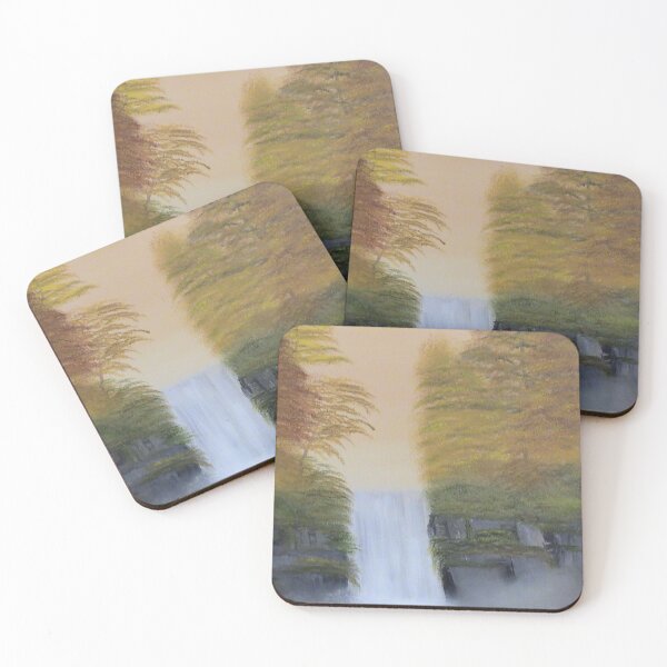 Item preview, Oil painting of a waterfall. designed and sold by tatty58.