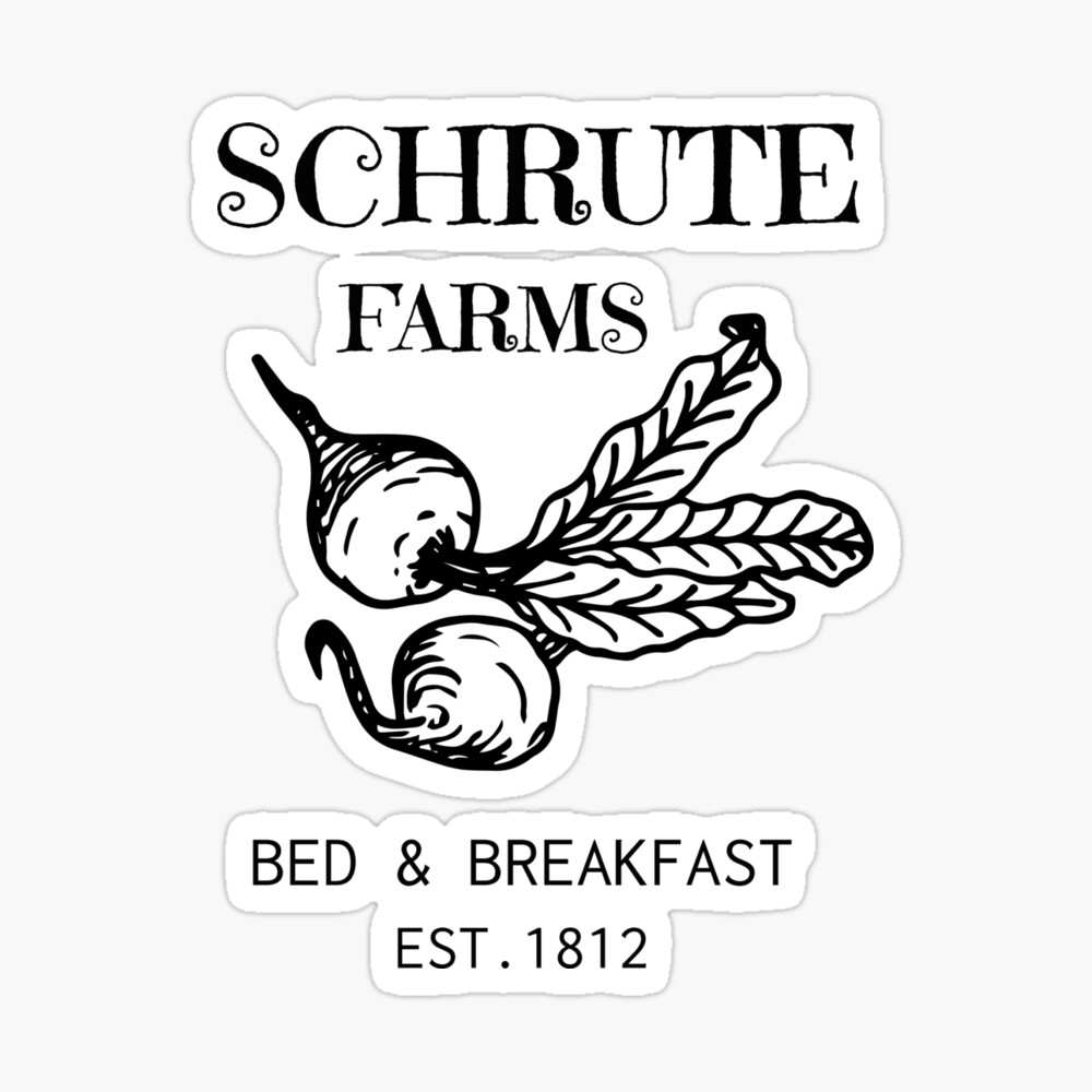 Schrute Farm Funny The Office Gift Poster By Sjroil Redbubble