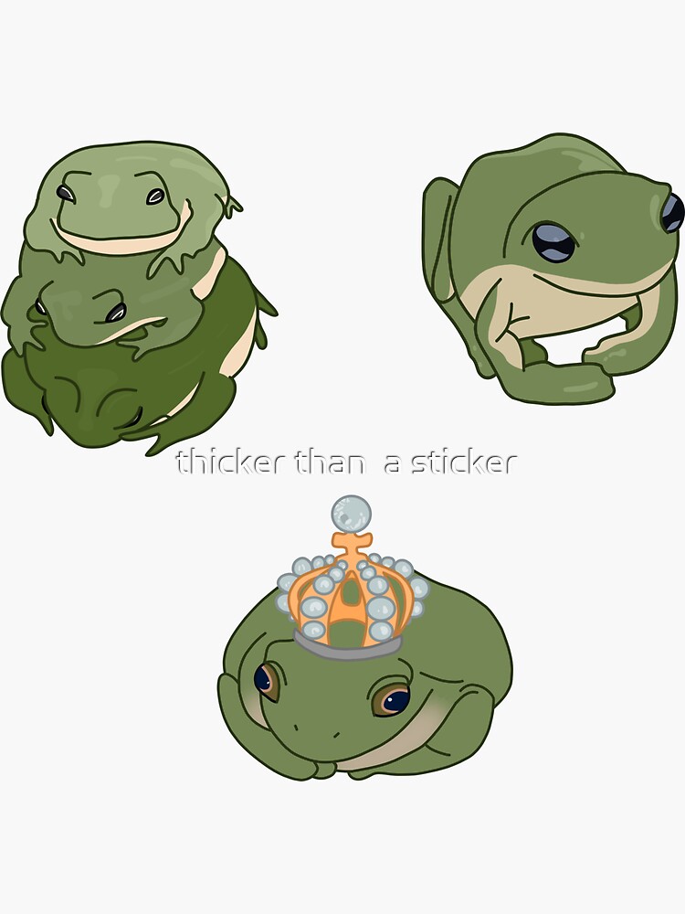 Straw Hat Frog Poster for Sale by thicker than a sticker