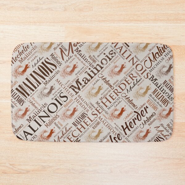 Item preview, Belgian Malinois Dog Word Art pattern designed and sold by k9printart.