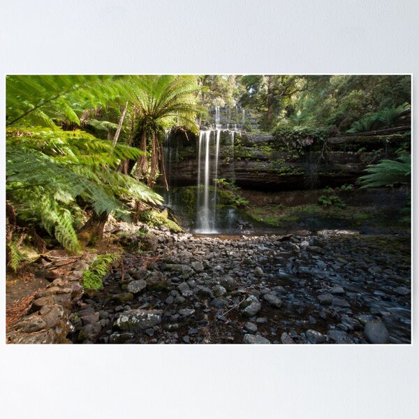 Item preview, Trickling Falls (Russell Falls, Mt Field, TAS) designed and sold by AlienMind.