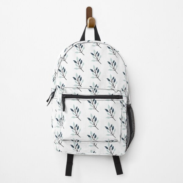 Item preview, Blue Leaf Background Patterns designed and sold by flying-flamingo.