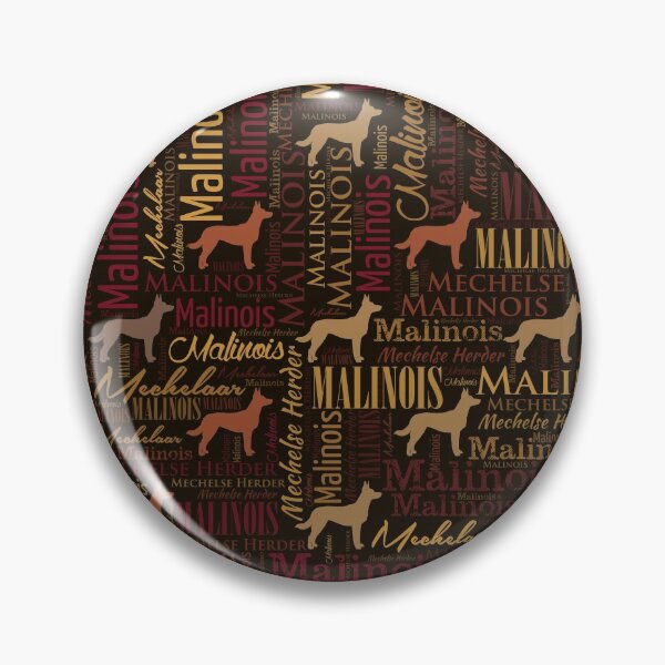 Item preview, Belgian Malinois Dog Word Art pattern designed and sold by k9printart.