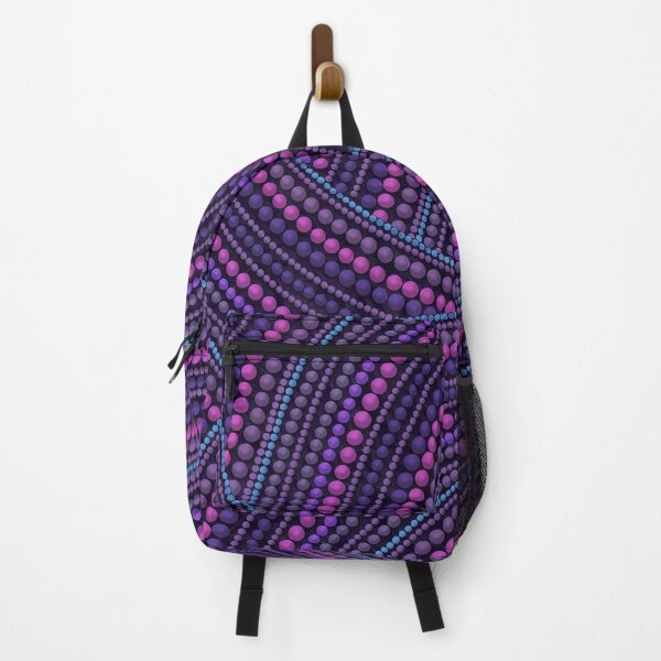 Item preview, Dot Art Aboriginal Art Waves Purple designed and sold by Nartissima.