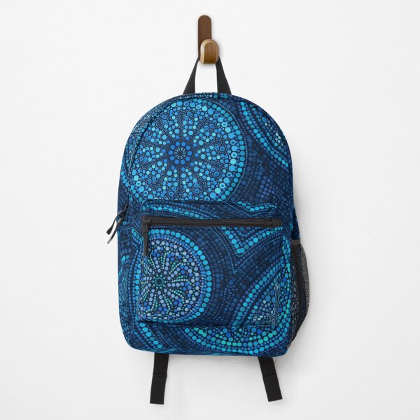 Item preview, Dot Art Circles Abstract Blue designed and sold by Nartissima.