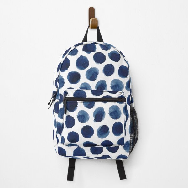 Item preview, Dark Blue Polka Dots designed and sold by flying-flamingo.