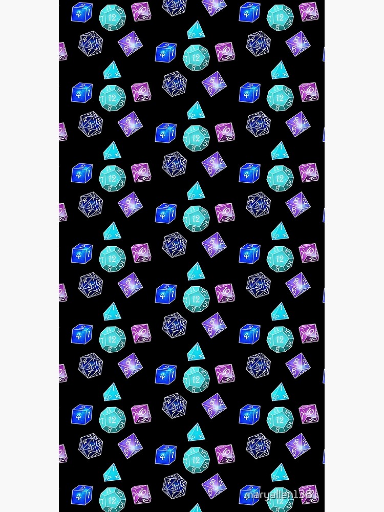 Neon dice by maryallen138
