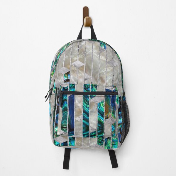 Item preview, Abstract Geometric Abalone and Mother of pearl  designed and sold by Nartissima.