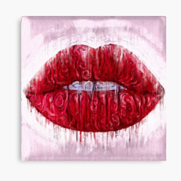Louis Vuitton Lip Drip Canvas - BlissfulJess - Paintings & Prints