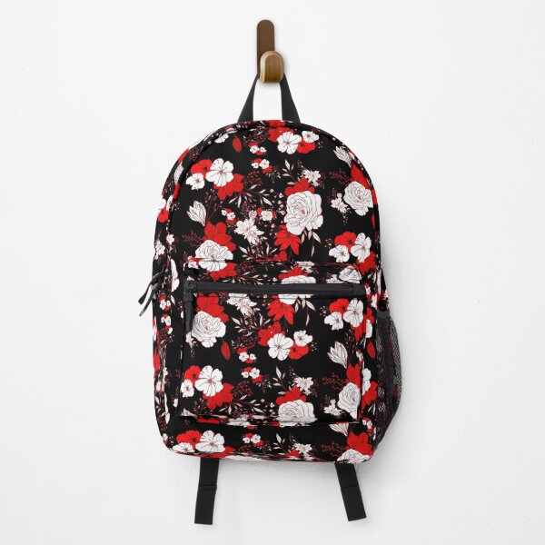 Item preview, Red Botanical Dark Pattern designed and sold by noveltiko.
